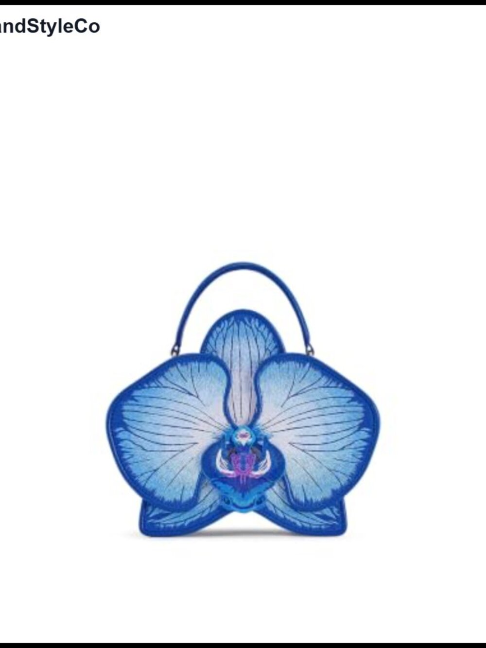 Vegan Leather Orchid Top Handle Satchel Crossbody Bag